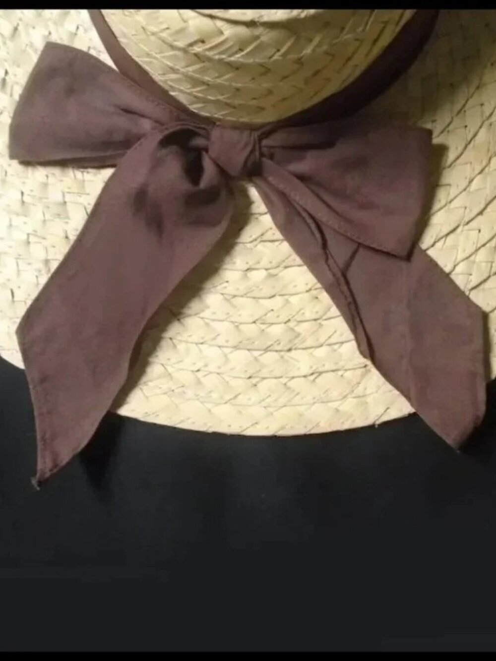 Vintage Wide Brim Hat Platter French Countryside Provencal High Fashion View 4